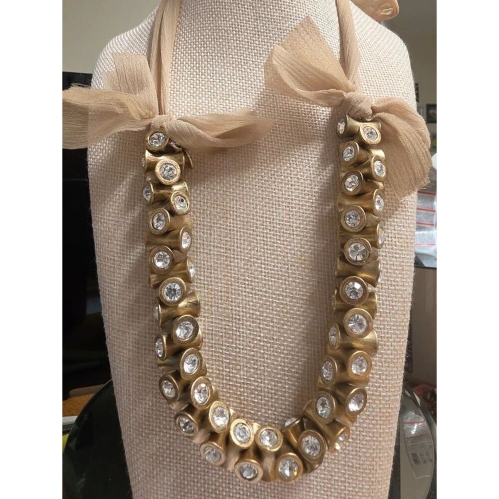 J.Crew Rhinestone Statement Necklace